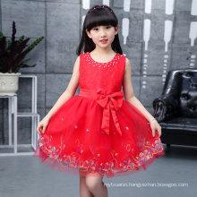 newest arrival red sleeveless longsleeve casual new model girl dress